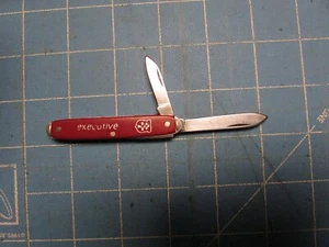 vintage Colonial red executive USA folding pocket knife free shipping - Picture 1 of 15