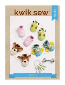 Kwik Sew K4369 Babiy Booties Assorted Styles Sizes: Small - Extra Large - Picture 1 of 3