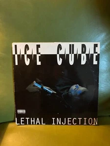 Ice Cube - Lethal Injection LP Vinyl US ORGINAL 1ST PRESS 1993 VG+ Rare Hip Hop - Picture 1 of 3