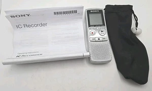 SONY IC Recorder ICD-BX800 Silver Digital Voice Recorder Handheld Manual Works - Picture 1 of 8