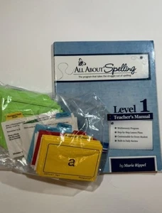 All About Spelling Level 1 - Teacher's Manual & Phonogram/Word Cards - Picture 1 of 1
