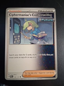 Pokémon TCG Ciphermaniac's Codebreaking 104/131 Prismatic Evolutions Regular - Picture 1 of 2