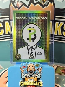 2024 Cardsmiths Currency Series 4 PARALLEL RAINBOW HOLOFOIL #3 SATOSHI NAKAMOTO - Bild 1 von 2