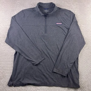 Vineyard Vines Herren 1/4 Zip 2XL Martha's Vineyard Pullover grau "Edgartown" - Bild 1 von 15