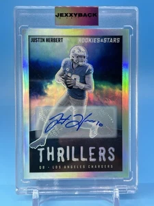2023 Rookies & Stars ~ Justin Herbert ~ Thrillers Auto #’d/25 💥Cargadores 🔥 - Imagen 1 de 17