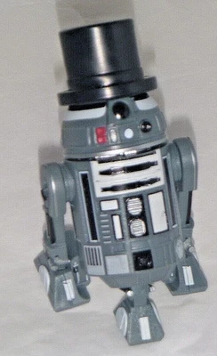 Disney Parks Star Wars Build A Droid Factory R2 Unidad Sombrero Alto Gris Blanco Nuevo Foto 1 de 4