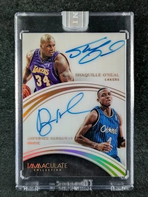 2015-16 Panini Immaculate SHAQUILLE O'NEAL/ANFERNEE HARDAWAY White Box 1/1 Auto - Image 1 of 3