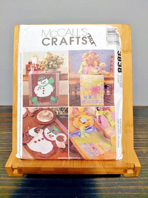 McCall's 3838 Snowman Package Placemats Table Runners Centerpiece Napkins - Image 1 of 4