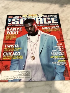The Source Magazine April 2004 #175 KANYE WEST Twista GHOSTFACE Jamie Foxx RARE - Picture 1 of 5