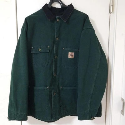 Mono Carhartt verde oscuro talla 2XL para hombre simple y elegante de Japón - Imagen 1 de 4