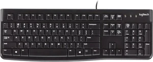 Logitech K120 Teclado USB Plug-and-play de tamaño completo con teclado numérico - Imagen 1 de 7