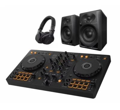 Pioneer DJ DDJ-400 2-Kanal Rekordbox - Schwarz /inkl. Kopfhörer und Boxen  - Bild 1 von 2