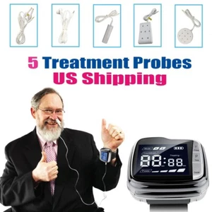LASTEK 6 in1 650nm Laser Watch Therapy Device+5 Treat Probes Home/Clinic Medical - Picture 1 of 13