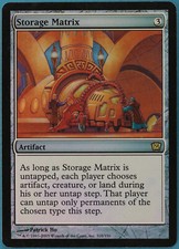 Storage Matrix FOIL 9th Edition HEAVILY PLD Artifact Rare CARD (116084) ABUGames