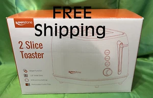 Keenstone SCHWARZ 2-Scheiben-Toaster/Bagel Edelstahl ~ B08CKBDQJJ (Offene Box) - Bild 1 von 12