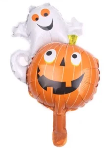 5 Stück Mini Geist Kürbis Folienballons Luftfüllung Party Deko Halloween Geschenke - Bild 1 von 2