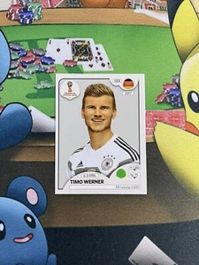 2018 Panini Russia FIFA World Cup Stickers Timo Werner Germany Pink Back - Picture 1 of 3