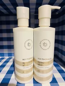 2 Bath & Body Works Milk Fragranced Sensitive Skin Colloidal Oatmeal Body Lotion - Picture 1 of 2