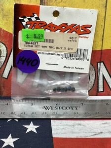 TRAXXAS 4897 SET SCREWS: 4mm TMX .15 / 2.5 x 6pc. NewInPack USA Shipped - Picture 1 of 4