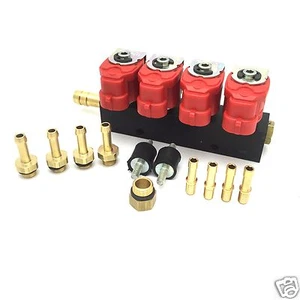 Valtek Rail Injektor LPG Typ 30 4 Zylinder 3 Ohm incl. DÜSEN - Picture 1 of 4