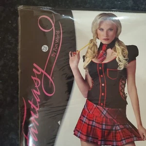 Sexy Sassy Scholar- 2 Piece- Costume- Size Adult M / L- New- RRR Halloween - Picture 1 of 3