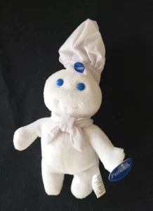 Vintage Plush Pillsbury Doughboy Mini Beanbag Doll, 5", 1999 - Picture 1 of 7
