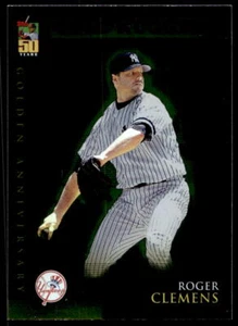 Roger Clemens 2001 Topps GA16 Golden Anniversary New York Yankees Baseball Card - Picture 1 of 2