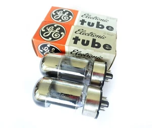 6550 GENERAL ELECTRIC - NOS Audio Tube - Amplitrex TESTED - MATCHED PAIR - Picture 1 of 7