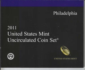 2011 US MINT UNCCIRCULATED COIN SET P AND D 36 COINS TOTAL 10 $1 COINS - Bild 1 von 4