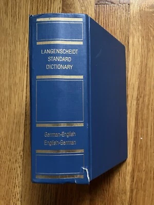 Langenscheidt Standard Dictionary German-English Thumb Index HC Pls Read - Image 1 of 4