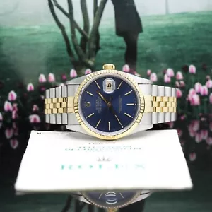 Rolex Datejust Stahl / Gold Ref: 16233 mit Rolex Box & Papiere von 1995 - Bild 1 von 14