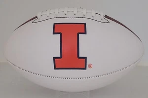 Autógrafo de panel blanco tamaño completo con logotipo de la Universidad de ILLINOIS grande 10 - Imagen 1 de 1