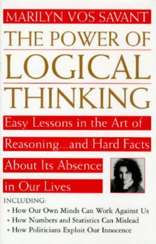 Power of Logical Thinking by Marilyn Vos Savant (1996, Hardcover