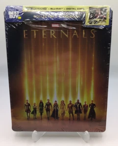 Eternals Steelbook 4K UHD + Blu-ray + Digital - Best Buy Limited Edition - New! - Picture 1 of 3
