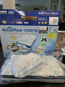 Scanner, Fax, Email Mustek Bear Paw 1200TA Brand New In Open Box - Picture 1 of 5