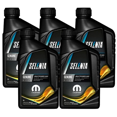 Kit 5 Lt OLIO MOTORE SELENIA MULTIPOWER P ENERGY 5W40 GAS GPL METANO 955535-T2