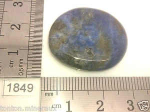 Sodalite 7g pierre plate mineraux lithotherapie reiki deco collection - Imagen 1 de 2
