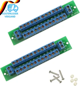 Evemodel 2X Power Distribution Board Stromverteiler 2 Eingänge 13 Paare Ausgänge - Bild 1 von 12
