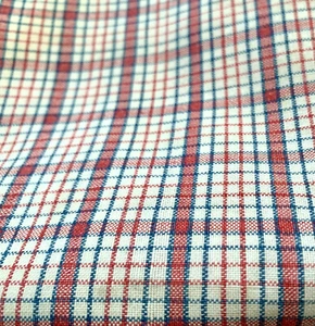 antique kelsch duvet cover/textile red/wh check plaid73x46 double sided monogram - Picture 1 of 22