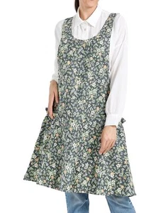 Cozy Adjustable Cross Back Aprons for Women with Pockets Cotton Linen Cooking... - Picture 1 of 5
