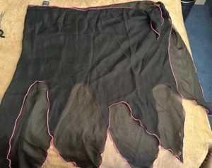 Per Una Pink and Black Sheer Sarong Size 14/16 - Picture 1 of 2