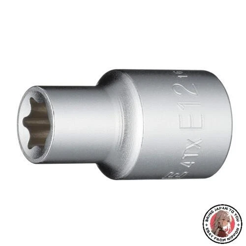 NEW Tone HP4TX-E12 E-Type Torx Socket 1/2 inch (12.7 mm) Drive - Image 1 of 1