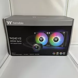 Thermaltake TH240 ARGB Sync V2 CPU Liquid Cooler/AlO Liquid Cooling/Ventilatore 120 mm*2/ - Foto 1 di 6