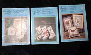 Vintage Something Special Counted Cross Stitch Or Needlepoint Booklets Lot Of 3 - Picture 1 of 6