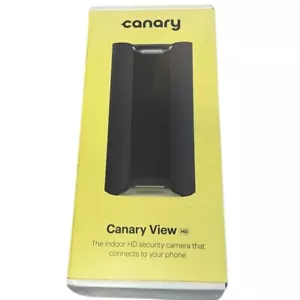 Telecamera di sicurezza domestica Canary View per interni 1080p Wi-Fi - Nera - NUOVA SIGILLATA - Foto 1 di 4
