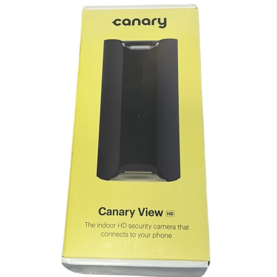Canary View Indoor 1080p Wi-Fi Home Security Camera - Black - NEW SEALED  - Image 1 of 4