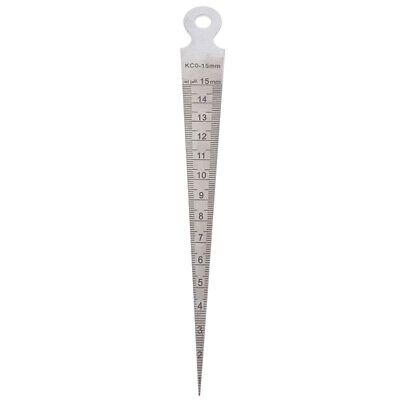 1-15mm Stainless Steel Taper Gauge Feeler Gap Hole Measuring Tool Double S'ZY • 5.48€