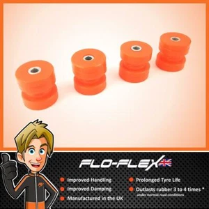 Juego de arbustos de brazo trasero para Ford Fiesta MK2 poliuretano Flo-Flex - Imagen 1 de 4