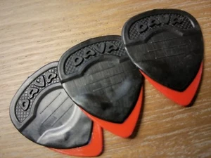 Dava 1303 Delrin Grip Tips Guitar Pick 3-picks pr Pack - Picture 1 of 2