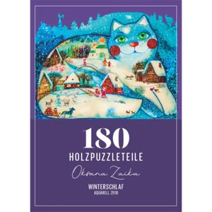 DaVICI Holz Puzzle - Winterschlaf 180 Teile m. individuellen Teilen Lasercut - Bild 1 von 8